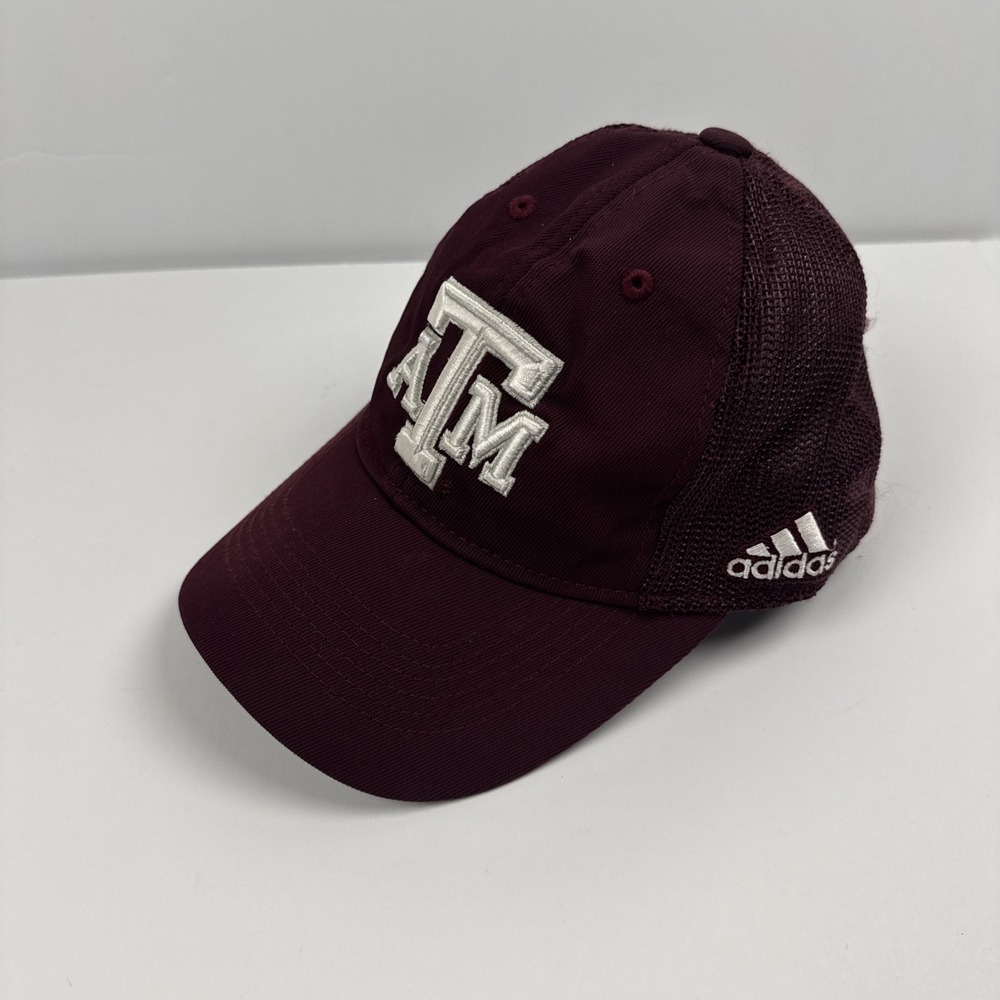 Texas A&M Aggies Adidas Youth Hat – Maroon Mesh Back Trucker Cap